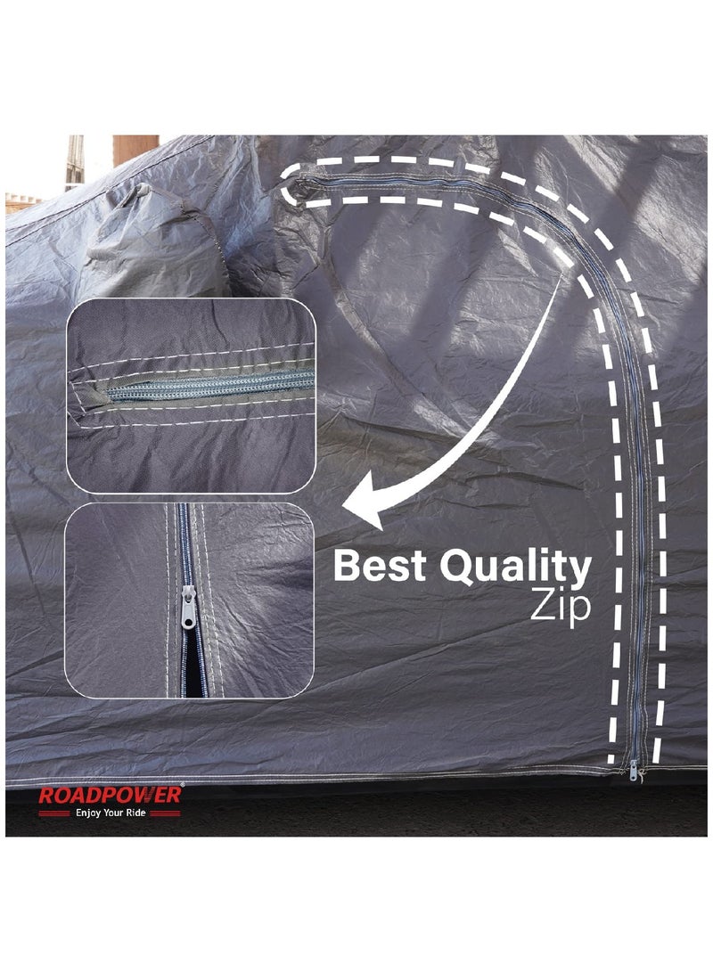 RoadPower Car Cover Body with Mirror Pocket (Land Cruiser, 232''X 80''X 63'') - Image 3